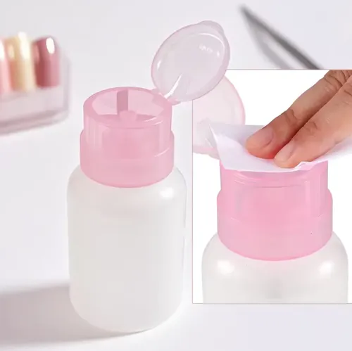Botella Dosificador De Liquidos De 60 Ml Para Manicurista