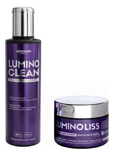 Alisado Lumino Liss 250+pre Técnico 300ml+mascara