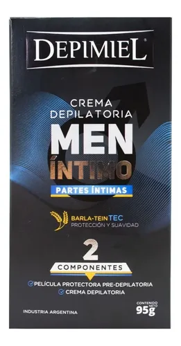 Crema Depilatoria Depimiel Men Íntimo Para Zona Íntima Piel