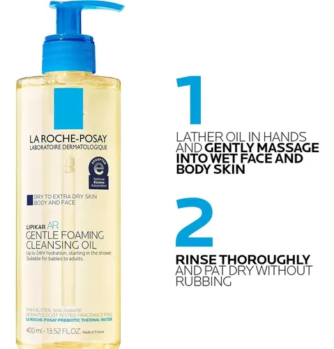 La Roche-posay Lipikar Ap+ Aceite Limpiador Suave 400ml