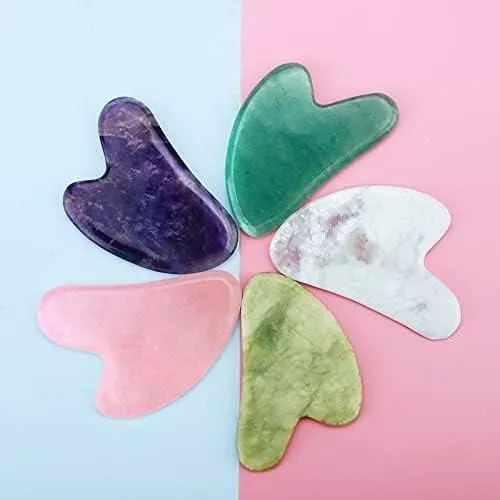 Herramienta Gua Sha Amatista – Piedra Natural
