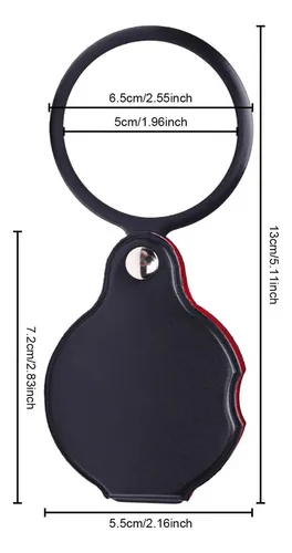 Xd Lupa De Bolsillo Lupa Pequeña 5x Lupa Little Lupa De 50 M