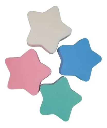 Set De Esponjitas Aplicadoras Estrellitas