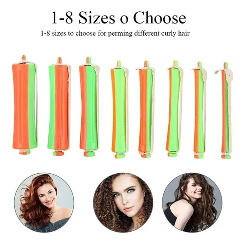 Juego De 80 Piezas De Rulos Para El Cabello, Rizos Definidos