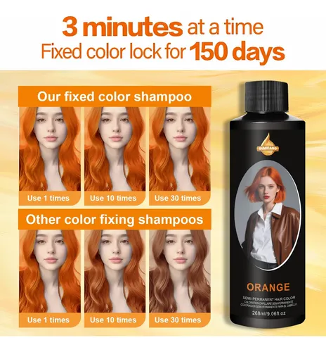 Tinte Semipermanente Para Cabello 268 Ml Orange Color