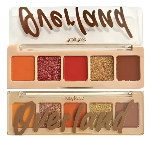 Ruby Rose Elements Paleta 5 Sombras Mate Y Brillo Ojos