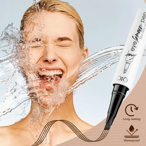 Lápiz De Cejas Waterproof Atnadov Con Punta Micro 4