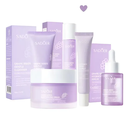 Kit Skincare Piel Normal Semillas De Uva Grape Seeds Sadoer
