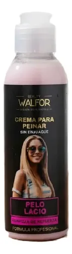 Crema Para Peinar Beauty Walfor Pelo Lacio Keratina 75gr