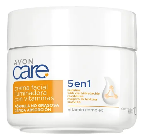 Avon Care Crema Facial Iluminadora Con Vitaminas 5en1 Momento De Aplicación Día/noche Todo Tipo De Piel