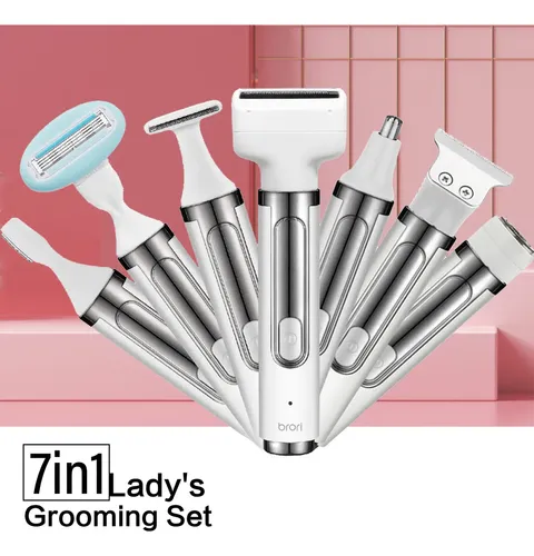 Kit De Aseo Eléctrico Multifunción 7 En 1, Afeitadora De