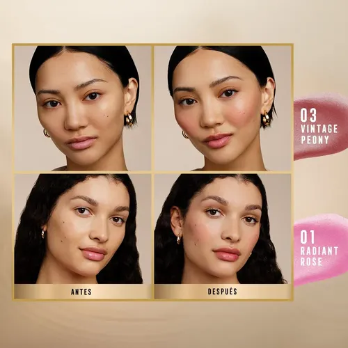 Rubor Líquido Ácido Hialurónico Miracle Pure 15ml Max Factor Tono del maquillaje Rose 01