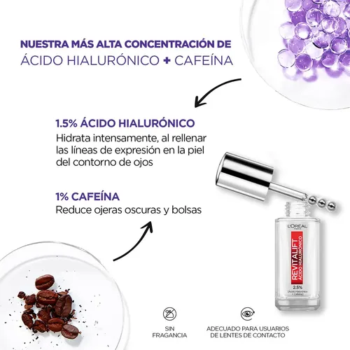Serum Ojos L’oreal Paris Revitalift Acido Hialuronico