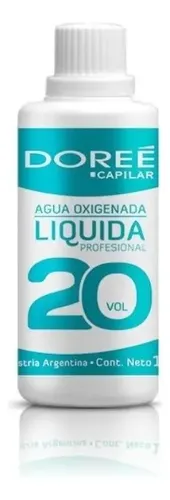 Agua Oxigenada Liquida Doree Volumen 20 100ml (5892) Tono Decolorante