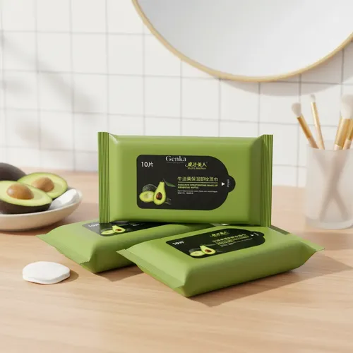 Toallitas Desmaquillantes Avocado Palta X10un Toalla Humeda