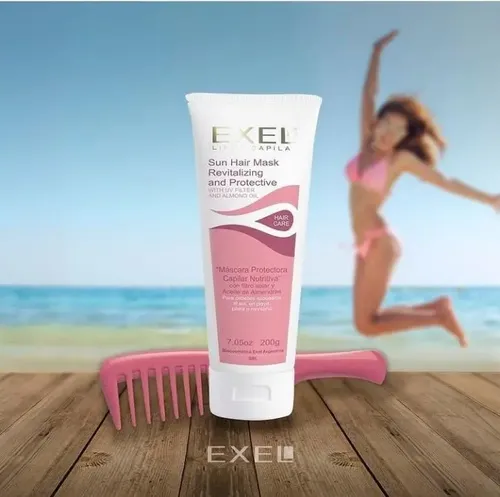 Máscara Protectora Capilar Nutritiva Sin Enjuague Exel 200 G