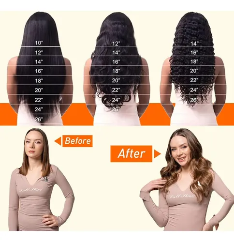 Extensiones De Cabello Con Cinta Full Shine 18 Cm