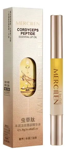 Hidratante Aceite Labios Mercilen Peptidos Lip Oil Nutre