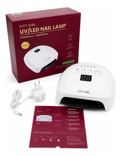 Cabina Uv Led City Girl 501 Pro 72w Inalambrica Profesional