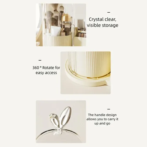Organizador De Brochas De Maquillaje Con Cajones