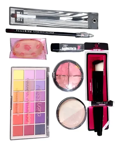 Kit Maquillaje 8 Art Dia Madre Sombras Labial Otros