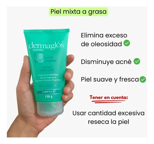 Dermaglos Gel De Limpieza Facial Limpieza Purificante 150g