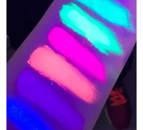 Pigmento Puro Fluorescente Neón Luz Uv Glow Body Art