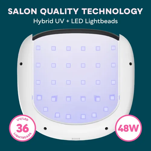 Sunuv Lámpara De Uñas Led Uv De 48 W, Luz Uv Para