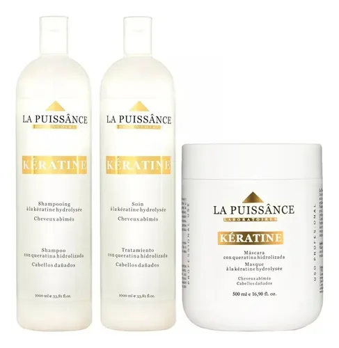 Kit La Puissance Keratine Combo Grande Anti Frizz Keratina