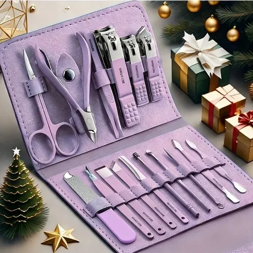 Yjp Set 16 En 1 De Manicure Y Pedicure Con Estuche Xx
