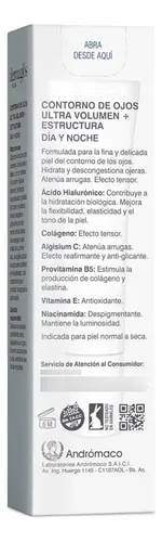 Crema Dermaglós Contorn De Ojos Ultra Vol Y Estructur X 15 G