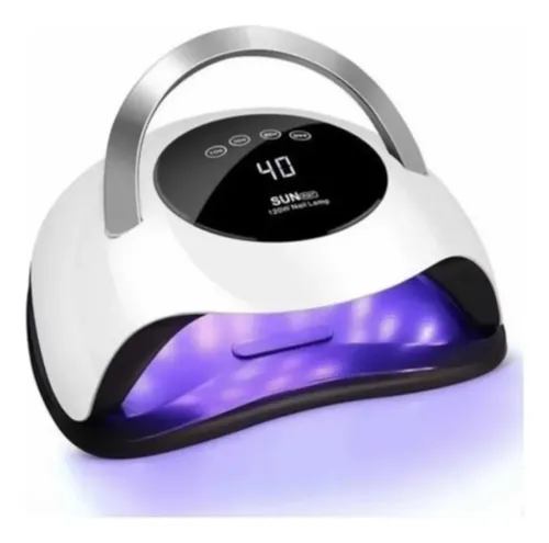 Combo Cabina Uv/led Sun 120w Tactil + Torno Profesional Color Agua