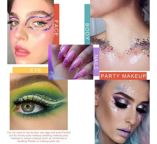 Paleta De Sombras Glitter 24 Colores Evpct