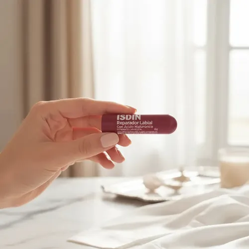 Bálsamo Reparador Labial con a H Color Granate Isdin 4g