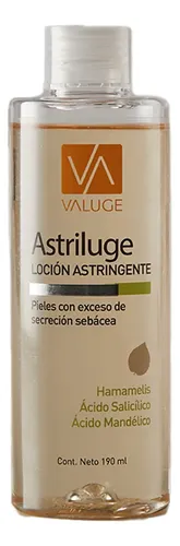 Valuge Astriluge Loción Astringente Secante Pieles Grasas