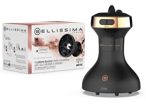Difusor De Aire Caliente Para Rulos Bellissima Diffon Color Negro