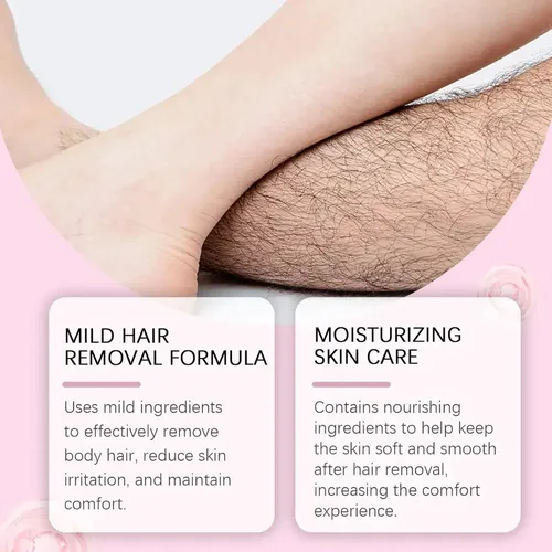 Gel Depilatorio, Indoloro, Elimina El Vello Corporal No .