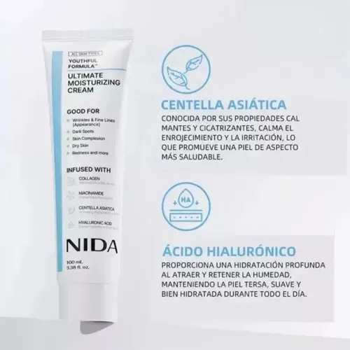 /ya 3*crema Hidratante Nida Younthful Formula Ultimate S