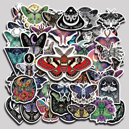 50pcs Luna Y Polilla Stickers Pack