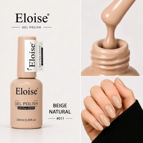 Esmaltes Semipermanentes Eloise Para Uñas Uv/led A Elección Beige Natural 11