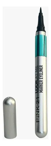 Delineador Fibra Para Ojos Look At Me Marker- Pink 21 Color Negro