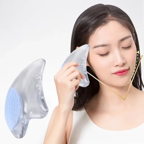 Set 3 Gua Sha Jade Natural Y Silicona Facial