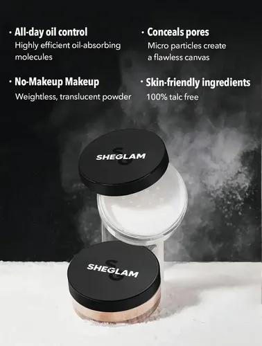 Sheglam Baked Glow Setting Powder Pó facial Tono Translúcido