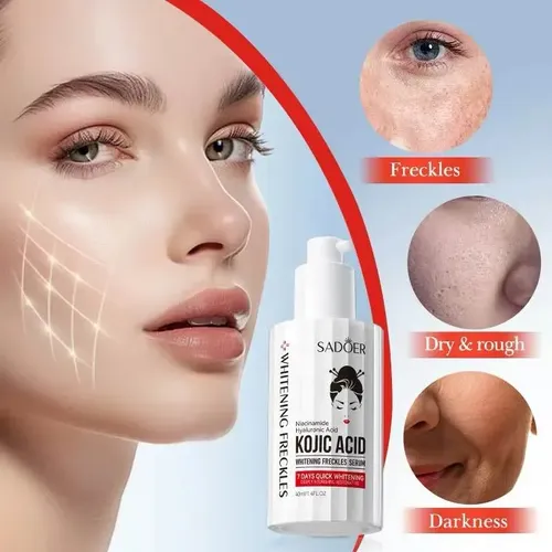Serum Facial Blanqueador Acido Kojico Sadoer 40ml Todo Tipo De Piel Día/noche