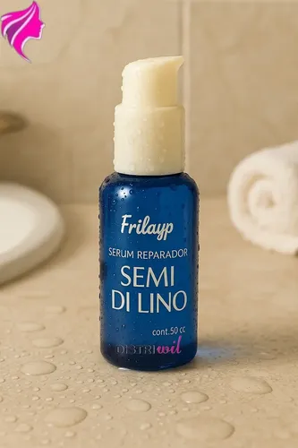 Serum Reparador Semi Di Lino Frilayp X50cc Repara Puntas