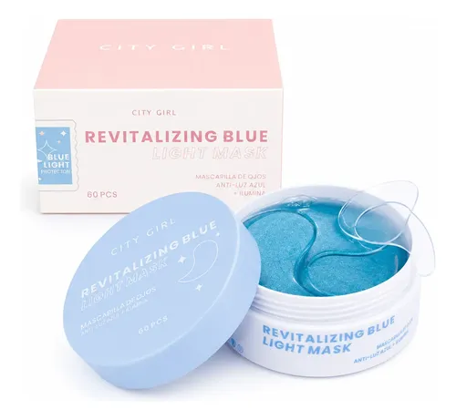 Mascarilla Para Ojos Revitalizante Parche Blue City Girl 60p