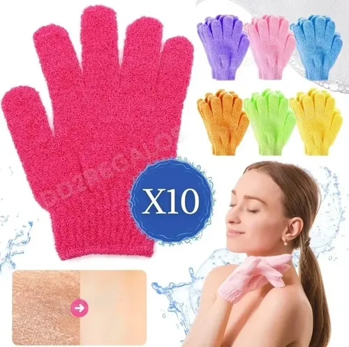 Guante Exfoliante Manopla Piel Para Spa Corporal/facial X10