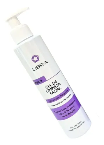 Gel Limpieza Facial Libra Sebo Control Piel Grasa-acné 200ml