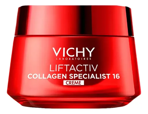 Crema facial con colágeno Vichy Liftactiv Specialist 16, 50 ml, tiempo de aplicación: día/noche, tipo de piel madura