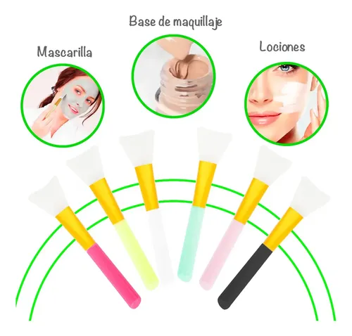 Aplicador Brocha De Silicona Maquillaje